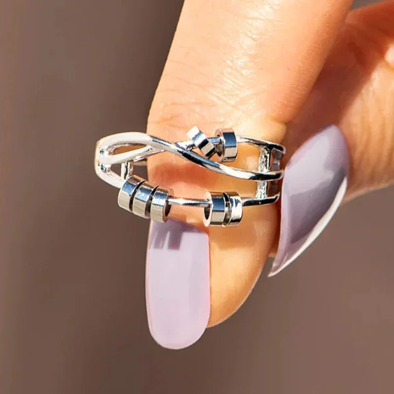 Huitan – bague Design croix brillante pour femmes, accessoires de doigt exquis, attrayants et personnels, bijoux de fête Hip Hop délicats à la mode
