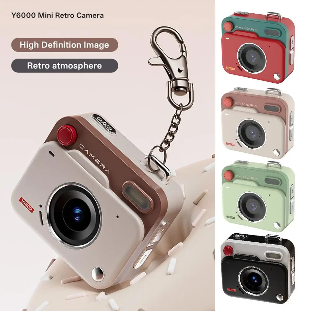

CCD Digital Camera Travel Selfie Camara inch IPS Party Campus 1080P HD Cam Retro Entry-Level Film Analog Camera Christmas Gifts