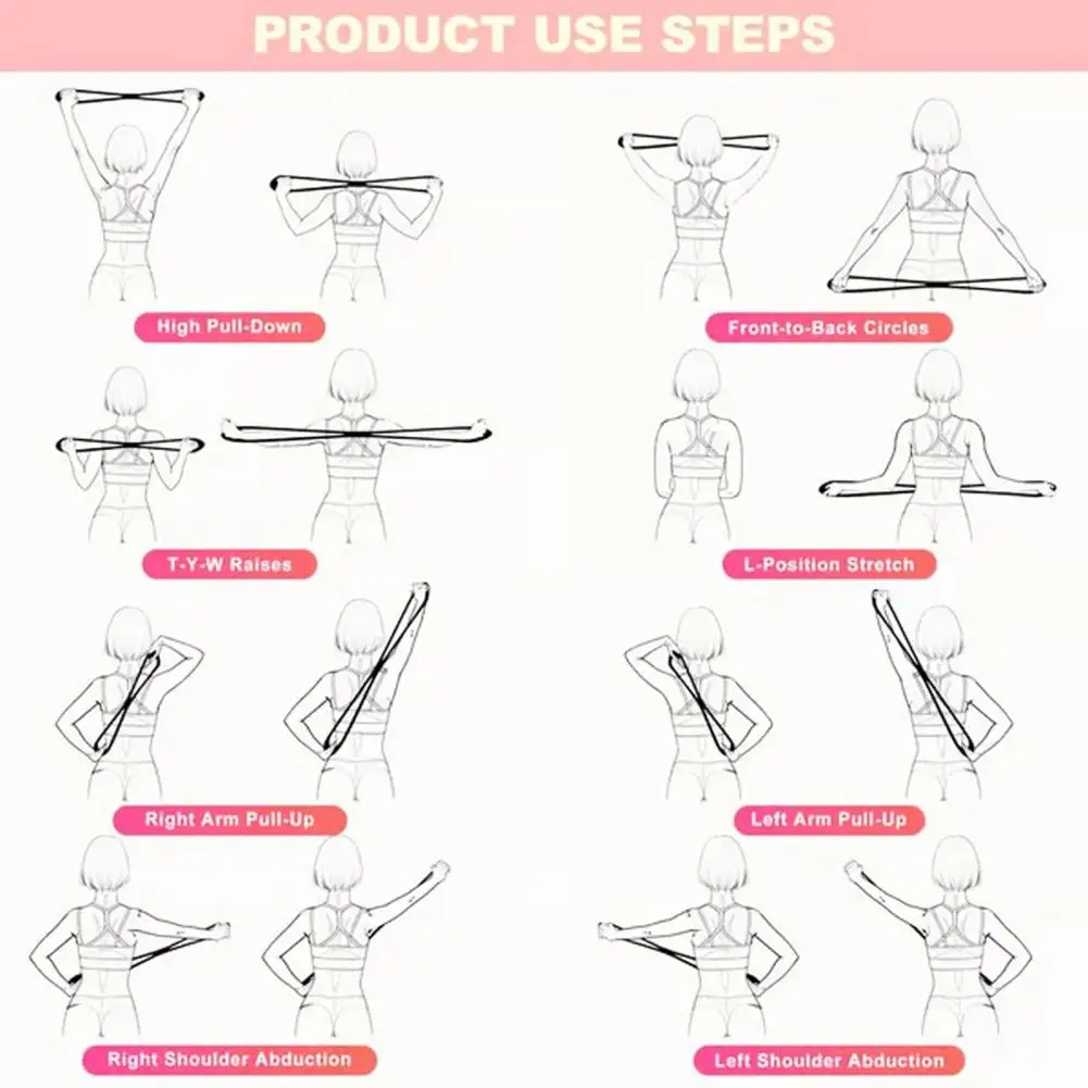 

Figure 8 Resistance Band Figure 8 Fitness Resistance Band for Men Women Anti-slip Silicone Chest Expander with Elastic Strap