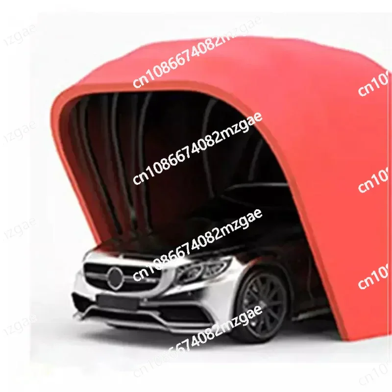 

Folding Garage Retractable Outdoor Car Shelter Tent Portable Car semi-automatic Prefab Car Garage