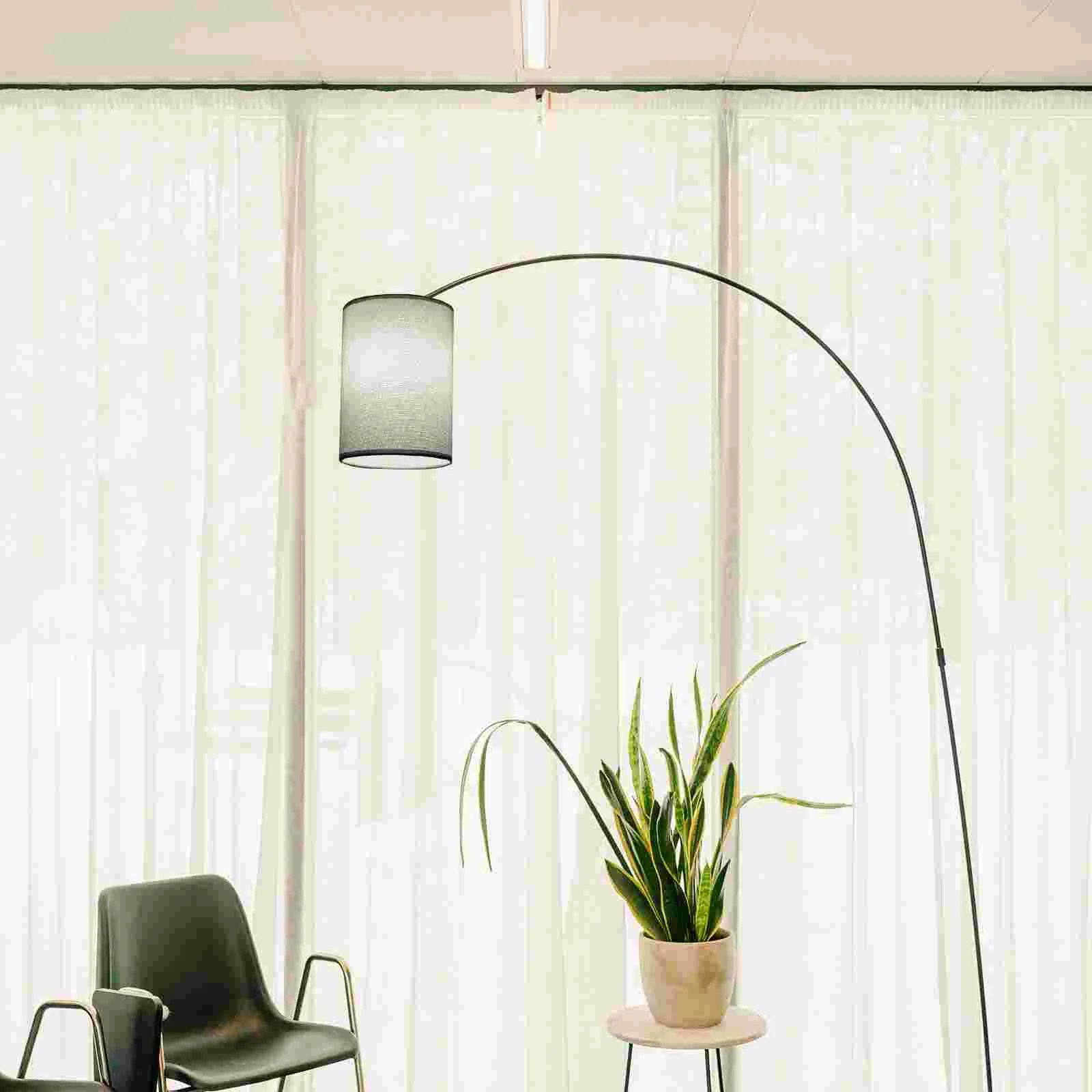Sombra da lâmpada abajur luz tons cobrir pano tambor moderno mesa pequeno pingente lâmpadas de linho substituição parede média casa