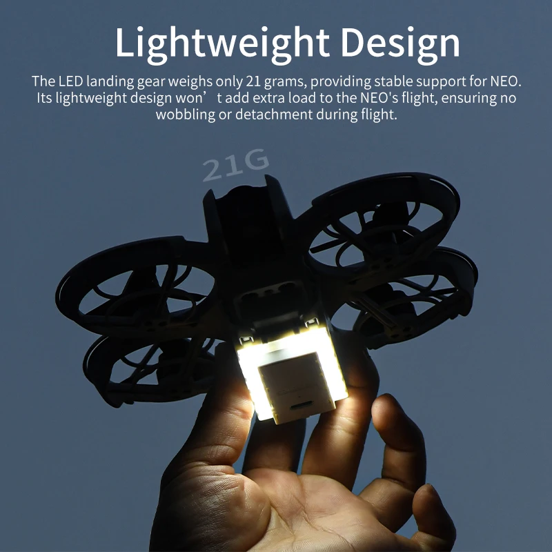 Compatible with DJI NEO illuminated landing gear, night flight camera Neo light tripod accessories