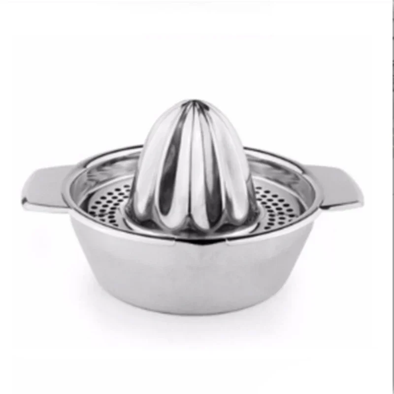 1Pc Portable Lemon Orange Manual Fruit Juicer 304 Stainless Steel Kitchen Accessories Tools Citrus Raw Hand Pressed Juice Maker view 2