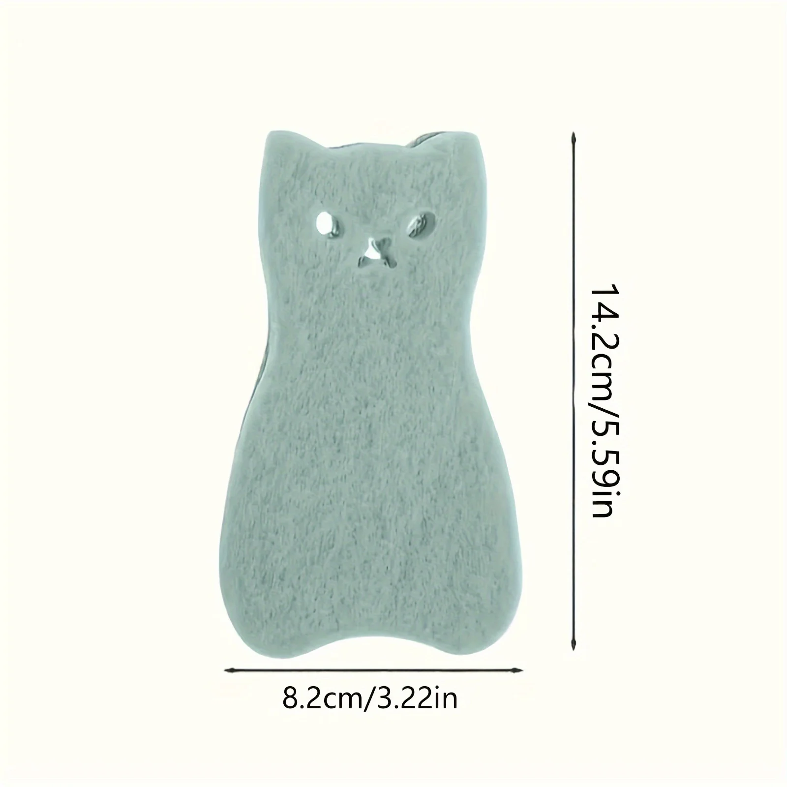 4-Piece Cute Cat Shape Spongen Wipe Wound Room Cleaning Scouring Pad Dishwashing Decontamination Foam Magic Wipe