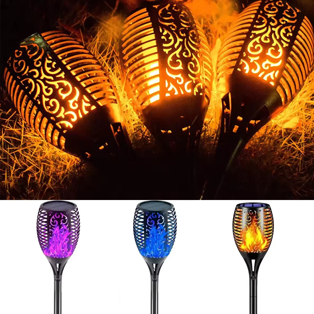 

1/5/10 шт. солнечные садовые огни с мерцающим пламенем, уличный светильник для газона, водонепроницаемый двор, украшение в стиле Helloween, освещение