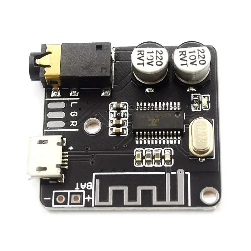 

Bluetooth 5.0 Module MP3 Decoding Board Audio Receiver Micro USB Interface Stereo Output VHM-314 (1 pc)