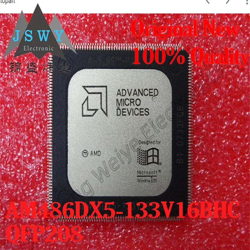 

(1/5 Piece) AM486DX5-133V16BHC QFP-208 AM486DX5-133 32-bit Microprocessor Chip New Original Stock Electronics