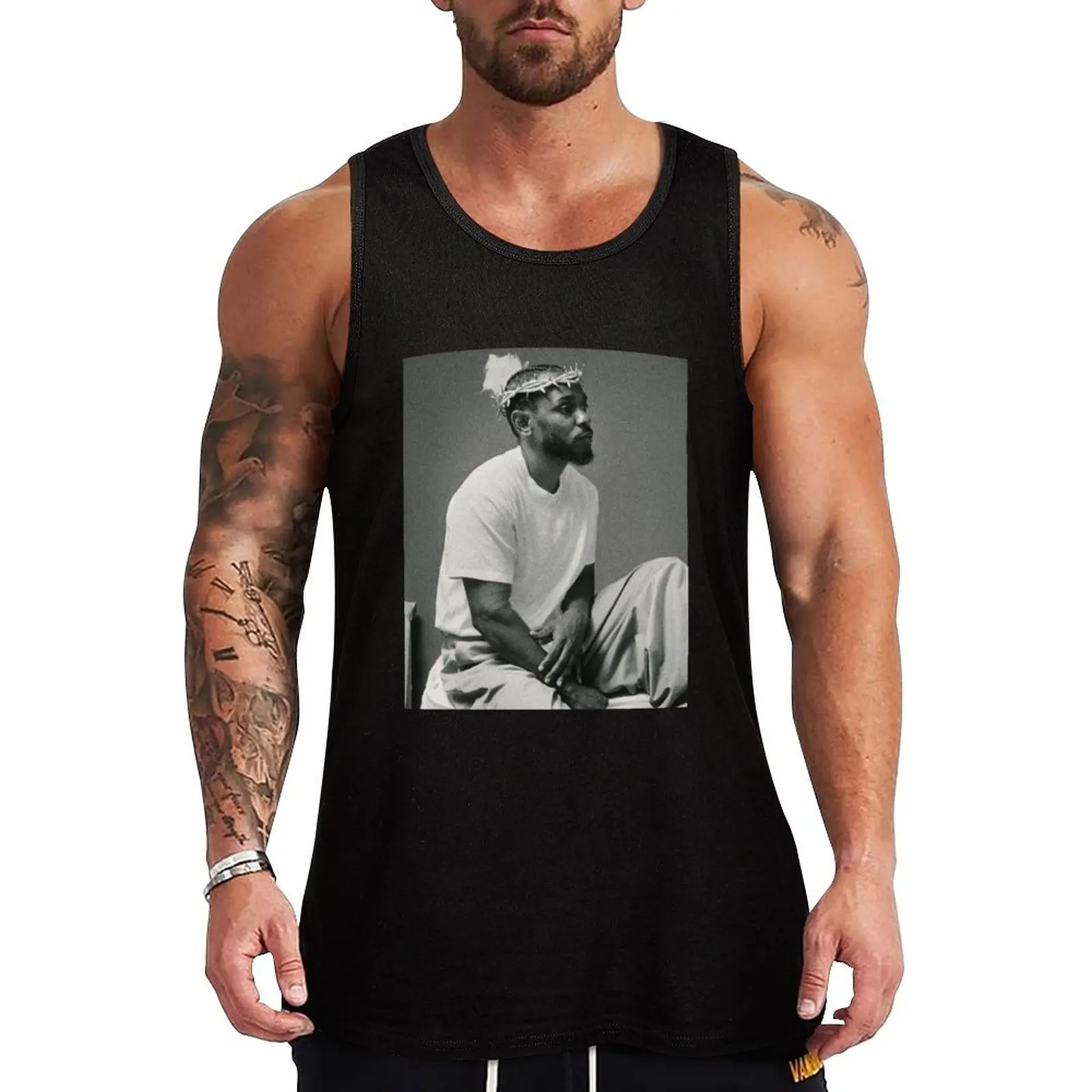 Kendrick Lamar Tank Top Abstract Graphic Tank Top Art Print Sleeveless