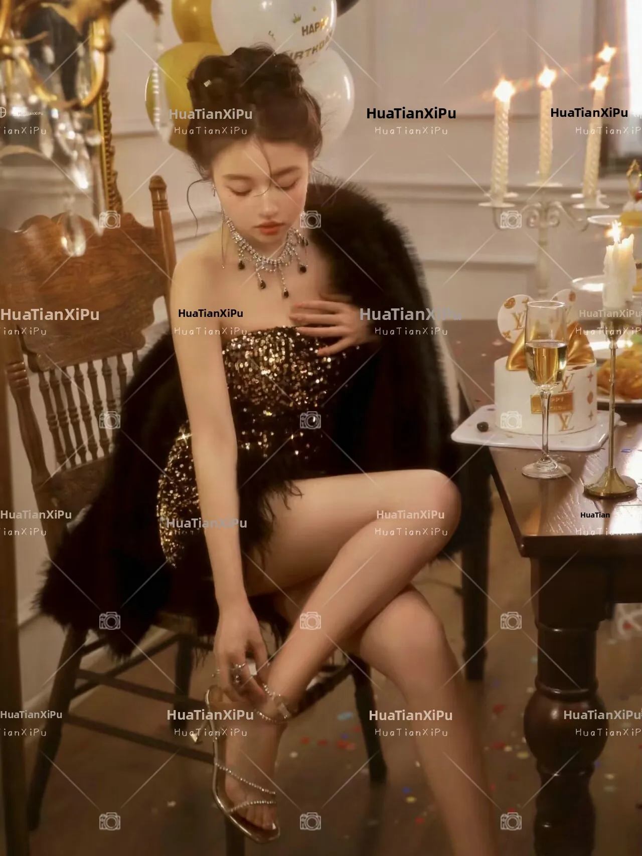 

Костюм для фотосессии в стиле принцессы: атмосферное платье для студийной съемки, модная женская одежда для сценических выступлений