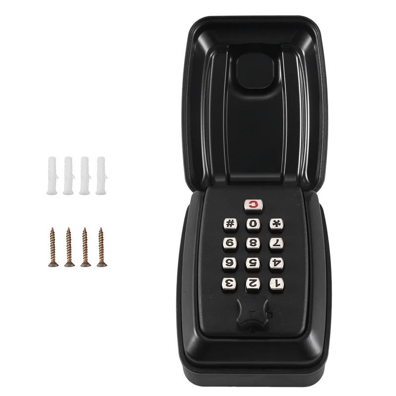 صندوق مفاتيح بكلمة مرور مضاد للماء ومضاد للسرقة من سبائك الألومنيوم صندوق مفاتيح بكلمة مرور مضاد للسرقة