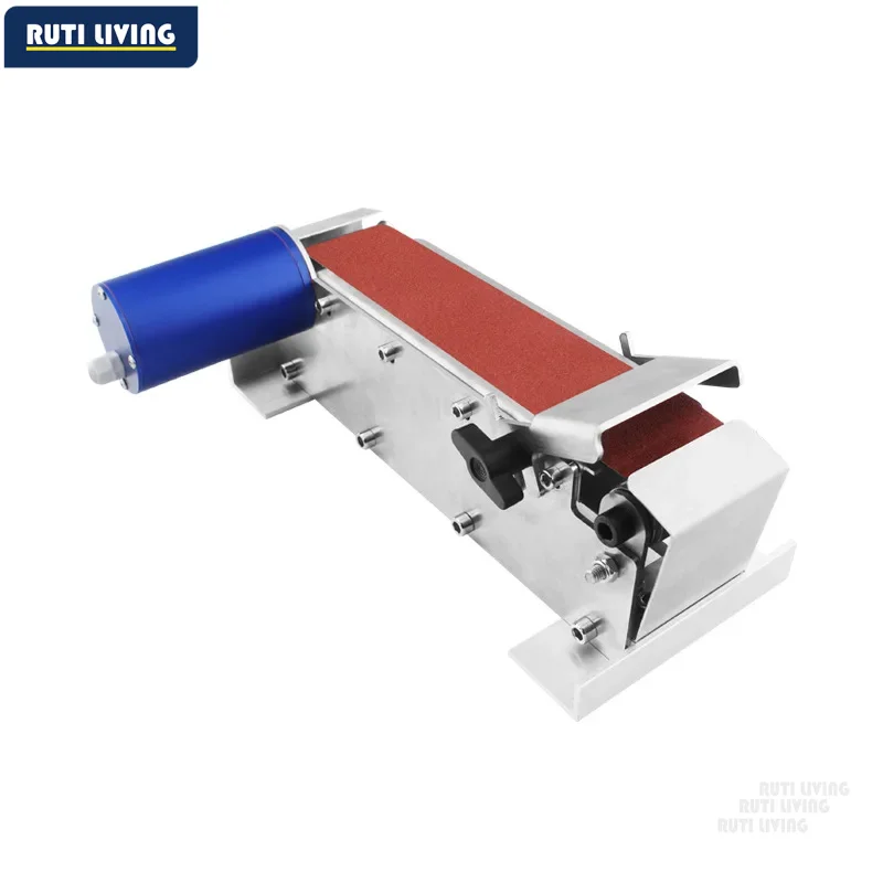 Mini Belt Sander 50*533mm Electric Polishing Machine Waterproof Benchtop Sander Sharpener for Knives Cutter Edges Sharpener