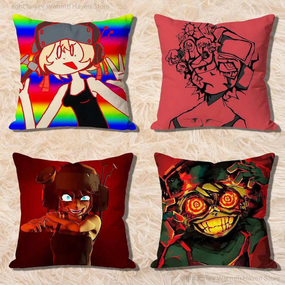 

P-Psychopomp Game Vena Pillow Cases for Bedroom Living Room Sofa Home Decor Polyester Cushion Cover with Zipper