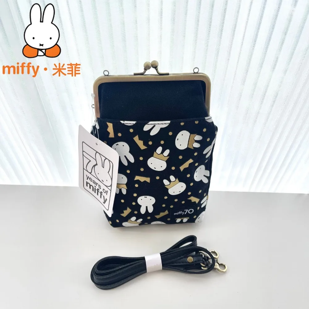 

Cute Cartoon Miffy Crossbody Bag Mini Casual Phone Bag Lightweight Shoulder Pouch Portable Daily Storage Purse for Women Outdoor