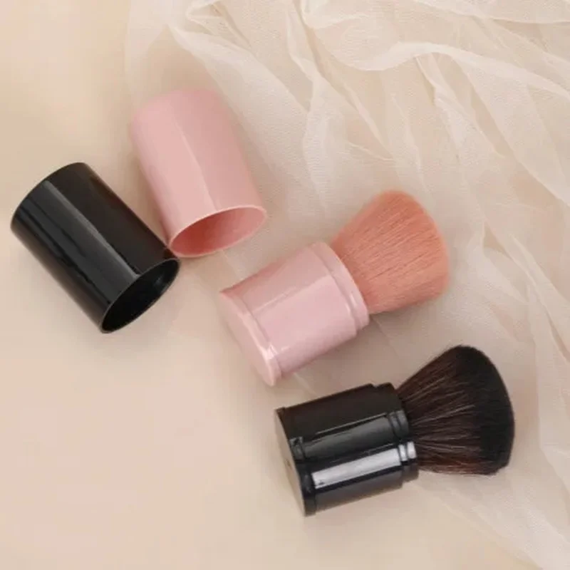 Wholesale high-quality mushroom-shaped flat-head makeup brushes Automatic color changing function Pink Black Gold Concealer
