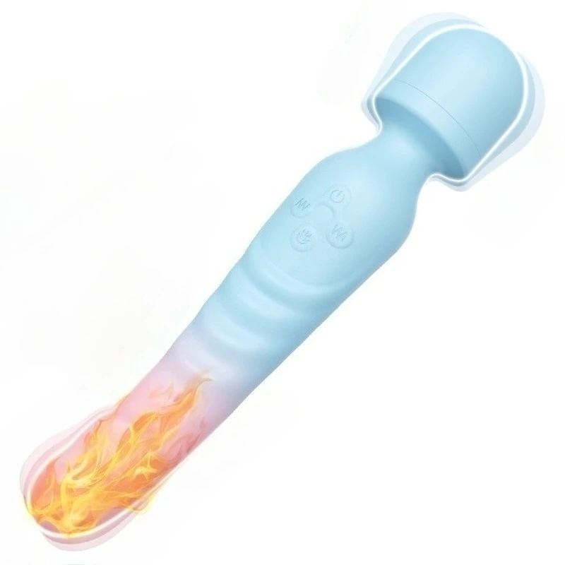 Double-ended Vibration Stick Constant Temperature Multifunctional Body Care Massager