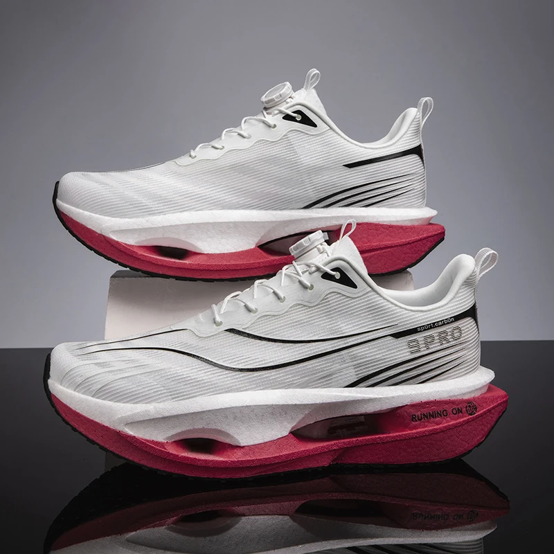 

Running Shoes Men Casual Professional Marathon Sports shoes Carbon Plate Breathable Lightweight Women Athletic Sneakers