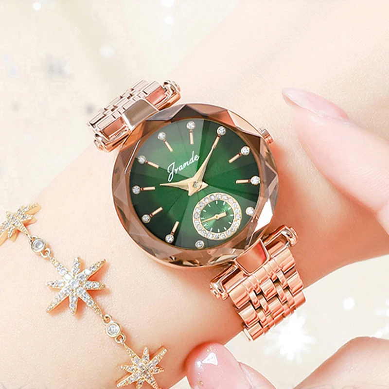 

Fashion Top Brand Ladies Rhinestone Watch Relogio Feminino Women Quartz Watch Women's Wrist Watches Female Dress Clock Xfcs