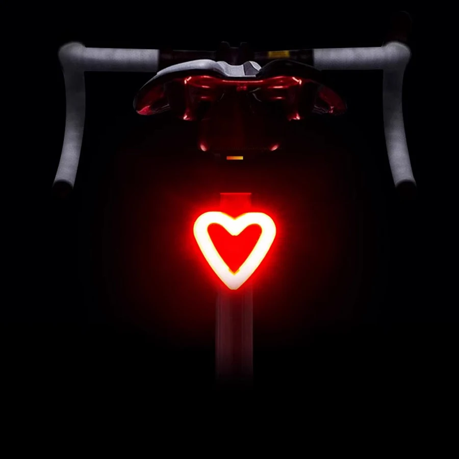 Mountainbike-achterlicht Opladen Wegwielrennen Nacht Fietsen Paardrijden Nachtlopen voor elke weg Mountainbike Fietsaccessoires