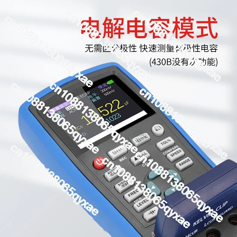 ET430 Series Handheld LCR High Precision Digital Bridge Tester Capacitance Inductance Resistance Tester