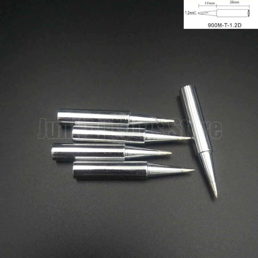 5Pcs 900M Soldering Tips 900M-T-4C 900M-T-B 900M-T-1.2D 900M-T-3C 900M-T-2C 900M-T-I 900M-T-2.4D 900M-T-1C 900M-T-K 900M-T-1.6D