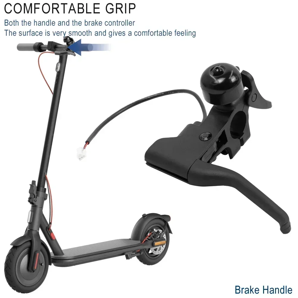 

Для Xiaomi 4lite/4pro 2-го поколения Navee V40 V50 V25 E-Scooter KickScooter тормозной рычаг в сборе с колокольчиком, тормозная ручка
