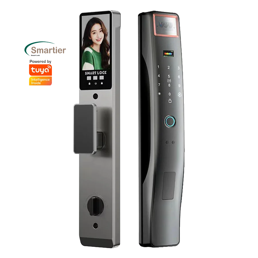 

Smartier Smart Lock Tuya App Control Wifi Intelligent Fingerprint Digital Safe Door With Camera Lock