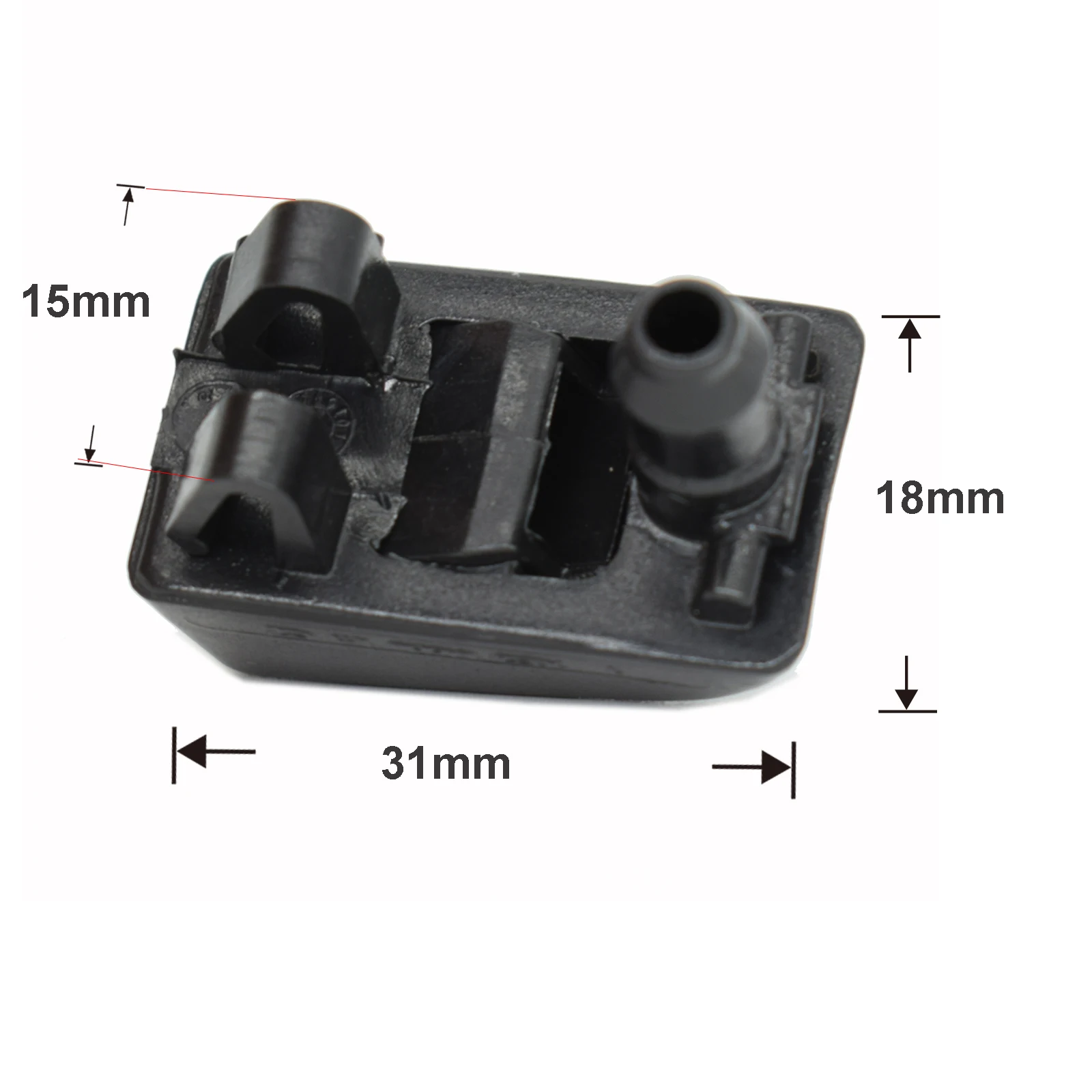 Erick\'s Wiper 2Pcs Front Windshield Wiper Washer Jet Nozzle Sprayer For Skoda Enyaq Kamiq Scala 2019 - 2023 OE#1Z0955985 Water