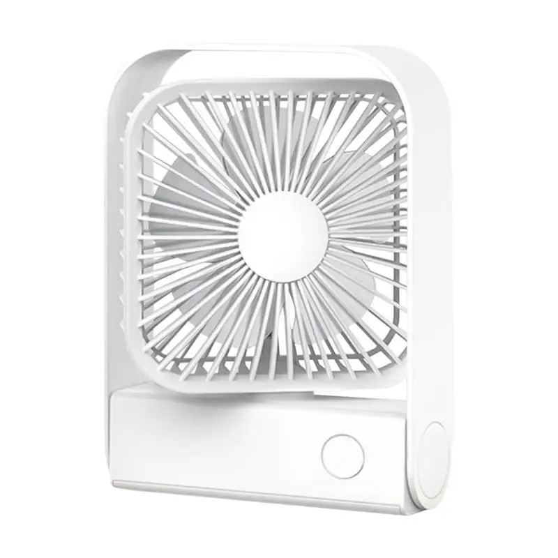 Desk Fan Strong Wind Silent USB Fan Portable Small Fan 90 Degree Rotatable Summer Cooling For Desktop Workplace Table