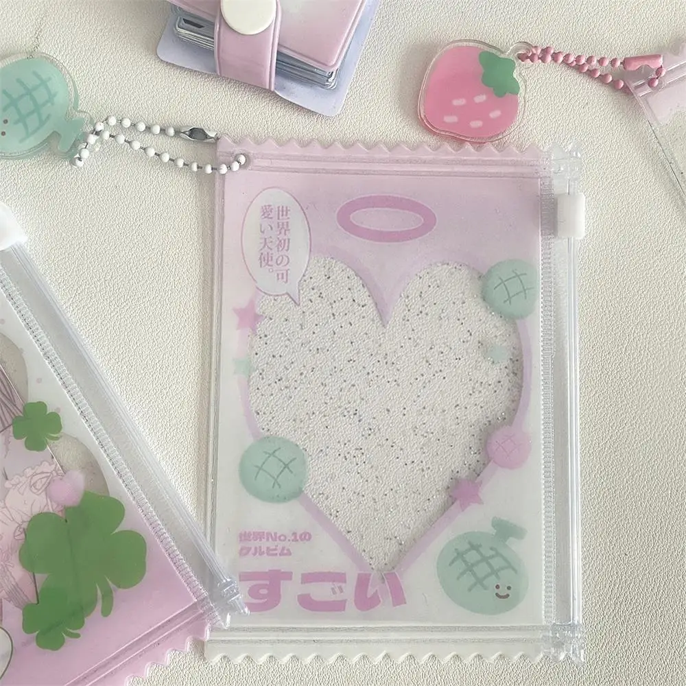 1pcs Cute Transparent Shiny Candy Bag Kpop Card Sleeves Holder Photocard Holder Card Films Game Cards Protector Hot Sale