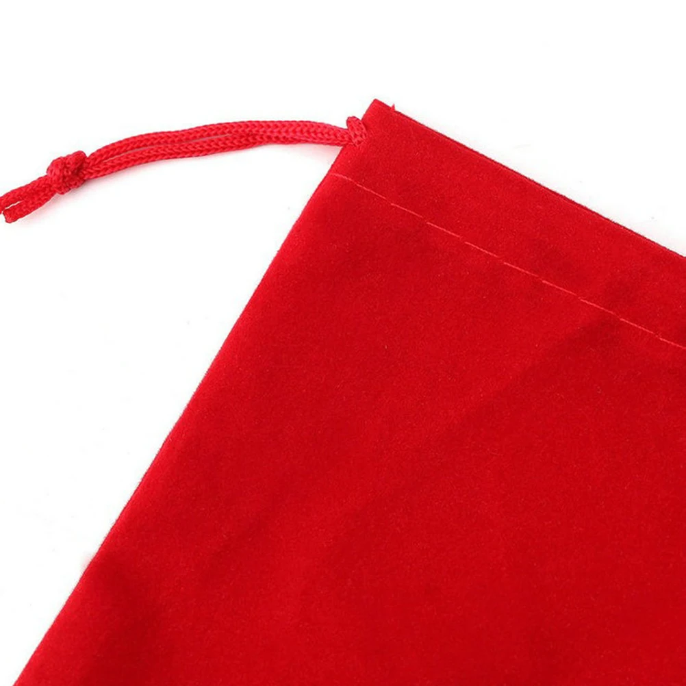 

50 Pcs Earrings Velvet Bag Travel Package Bags Banquet Jewelry Necklace Pouch Drawstring