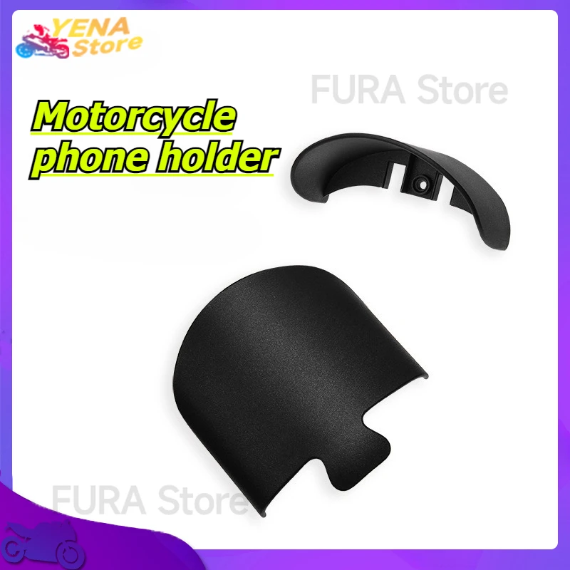 

Motorcycle phone holder, black, anti-wear, water-resistant and dust-proof protective cover, nylon material sun hat