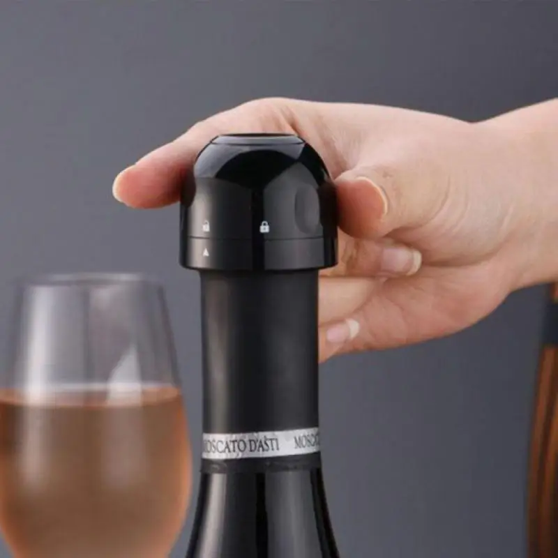 Vacuum Wine Bottle Stopper Reusable Bar Accessories Silicone Sealing Champagne Cork Kitchen Home Brewing & Wine Making