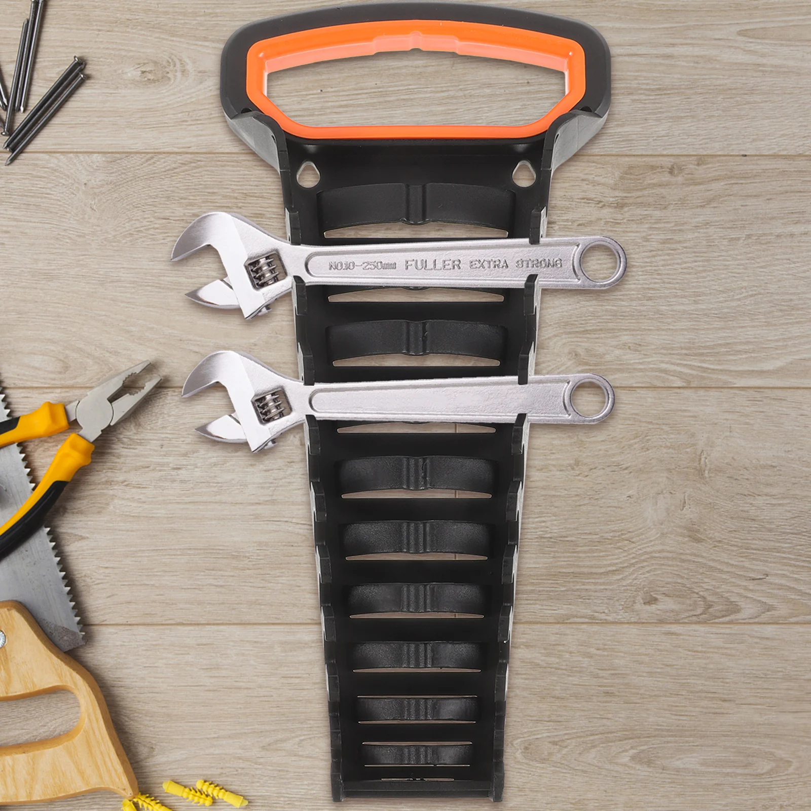 حامل مفتاح الربط، منظم صندوق الأدوات، متعدد الوظائف، سعة كبيرة، سهل الاستخدام، تصميم مدمج، دعامة مفتاح الربط #2