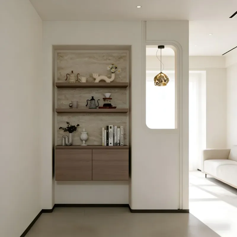 Living room cabinets, modern lightweight stone lockers, living room furniture display cabinets, with drawers, home living