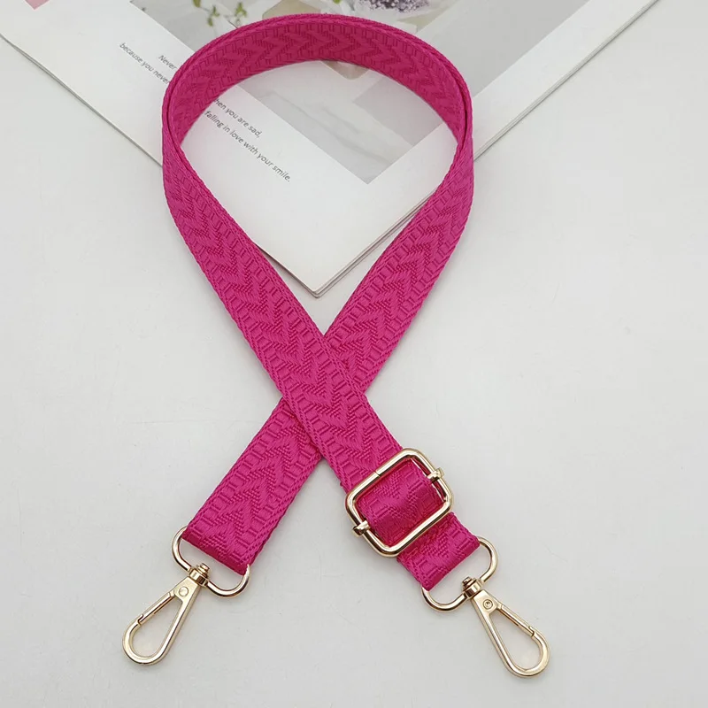 IGNICASE Vintage Fashion Embossed Strap Adjustable Wide Shoulder Strap Replacement Crossbody Cloth Strap Bag Parts Accessories