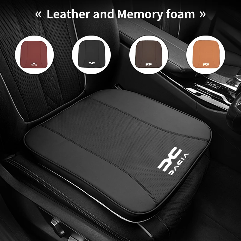 Car Seat Pad Anti-slip Protect Seat Cover Mat Leather Cushion For Dacia Duster Logan Sandero Lodgy Dokker Stepway Mcv 2 Solenza