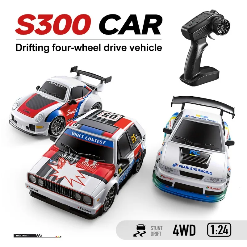 Cool Stuff Toy Car Funny Gift-Hot 1:24 High-speed 4WD Rc Drift Car,Remote Control Car Model,Kawaii Racing rc cars,toys for Kids