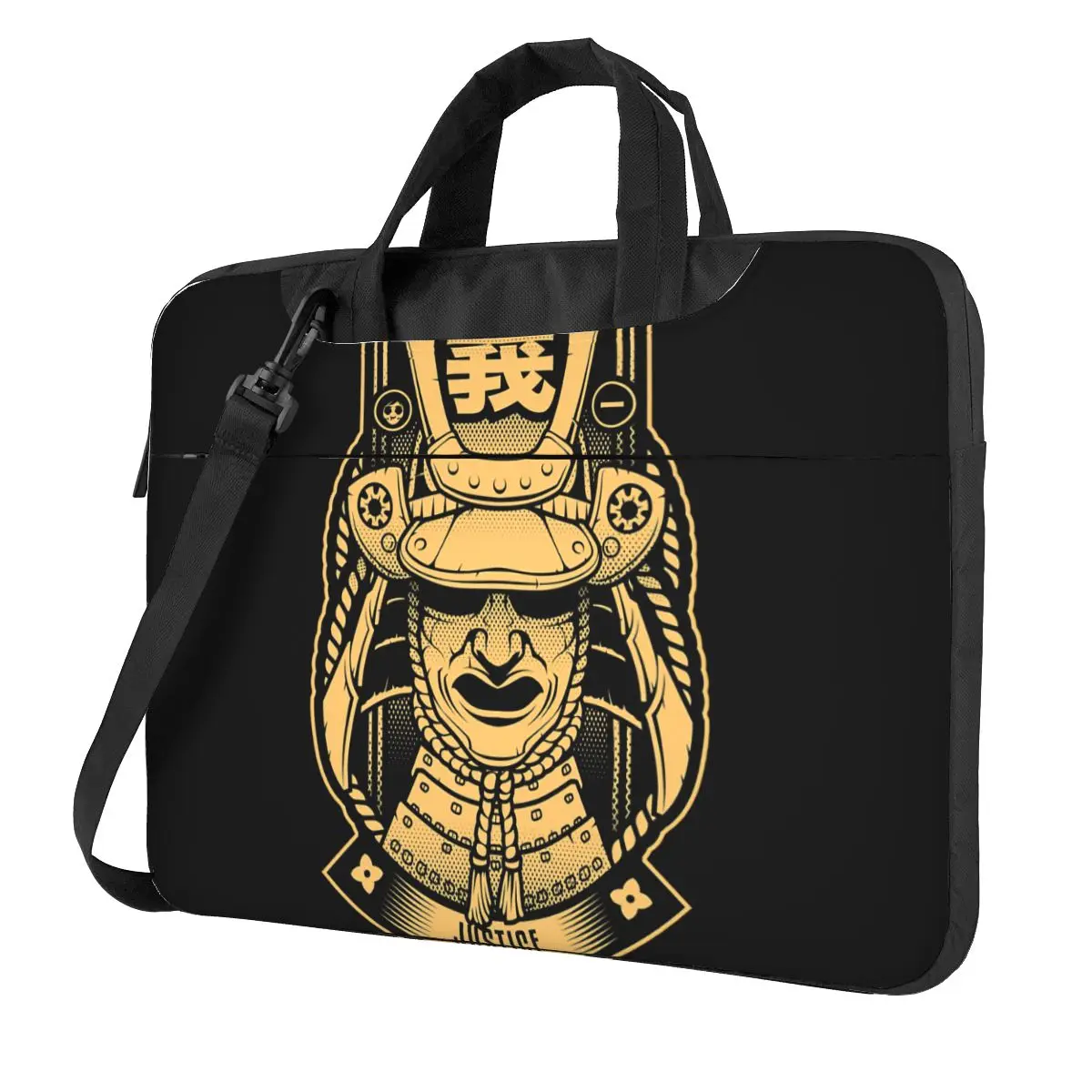 

Gi ( Justice ) - 7 Bushido Virtues Series Laptop Bag Case Protective Vintage Computer Bag Bicycle Crossbody Laptop Pouch