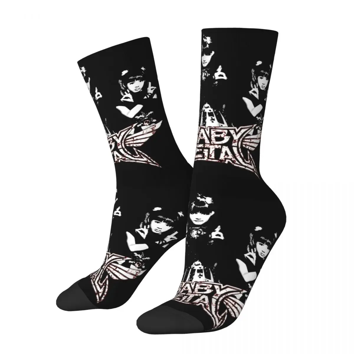 Babymetal Is A Japanese Kawaii Metal Band Horizon Socks Funny Stockings Spring Non Slip Adults Men Socks Breathable Design Socks