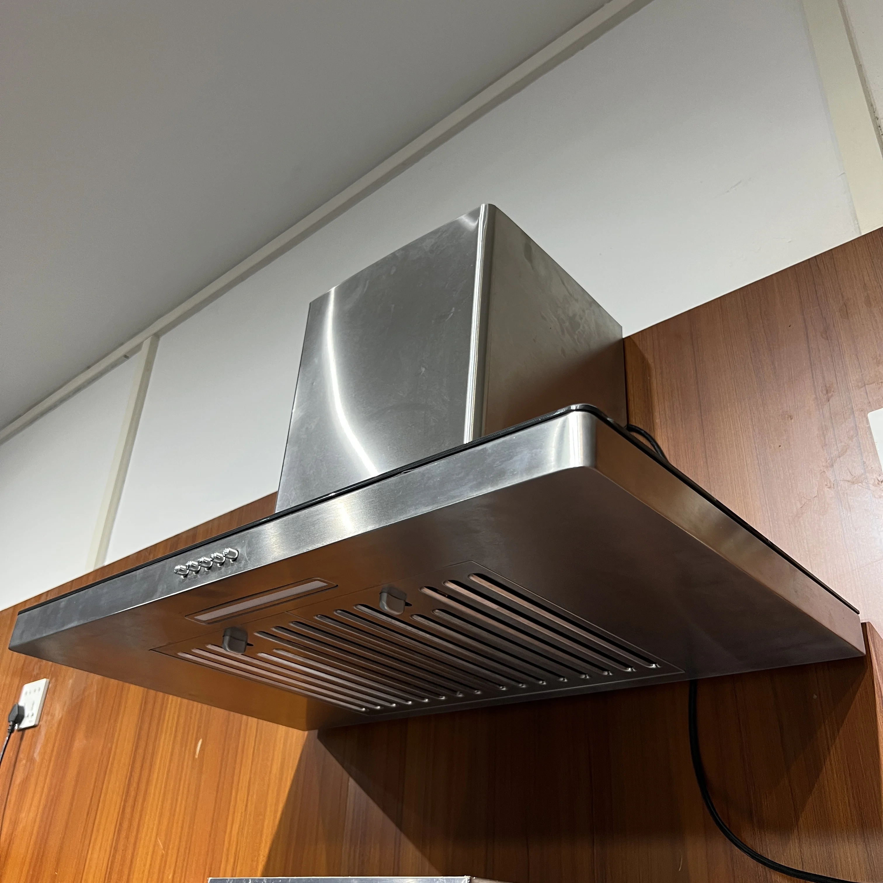 New Design Wall Mounted Smart Range Hoods European Stainless Steel Auto Clean Range Cooker Hood