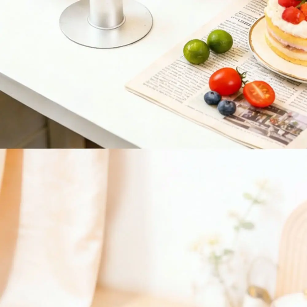 Round Chimney Cake Pan 6 Inch Anodized Aluminum Chiffon Mold Nonstick Removable Bottom Baking Tray For Kitchen