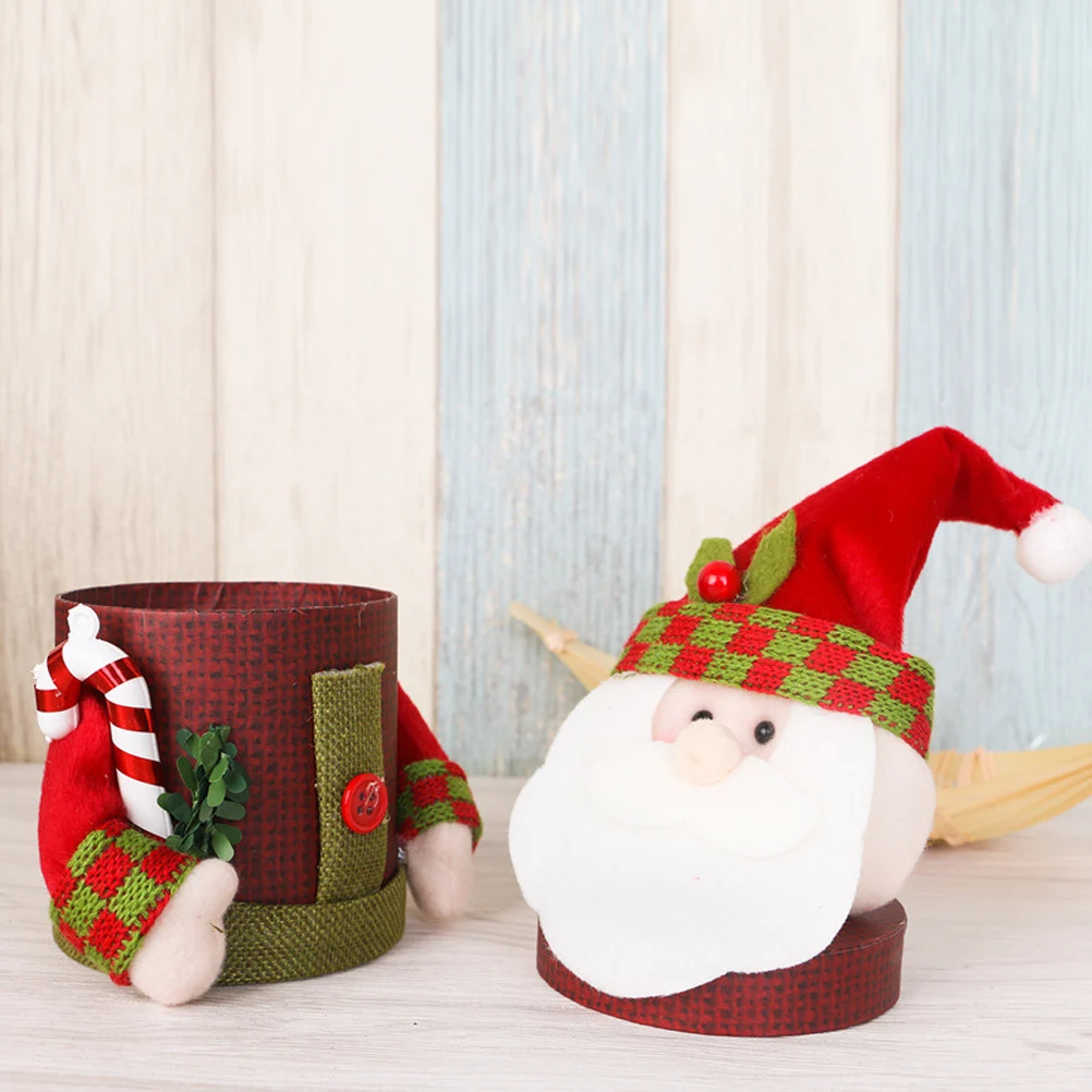 

Christmas C y Jar for Storing Small C ies Treat Boxes Containers Holiday Feast Kids Surprises Premium Material Table Decorations