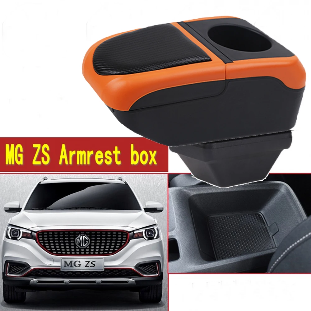 For Morris Garages MG ZS Armrest box details Parts special Retrofit parts Car accessories Center Storage box Car Arm