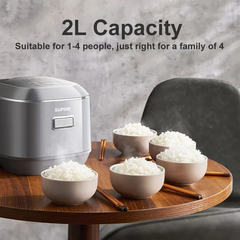 Newest SUPOR Electric Rice Cooker SF20FC615A Adjustable Kitchen Appliance 2L Multifunction 1~4 People Mini Rice Cooker For Home