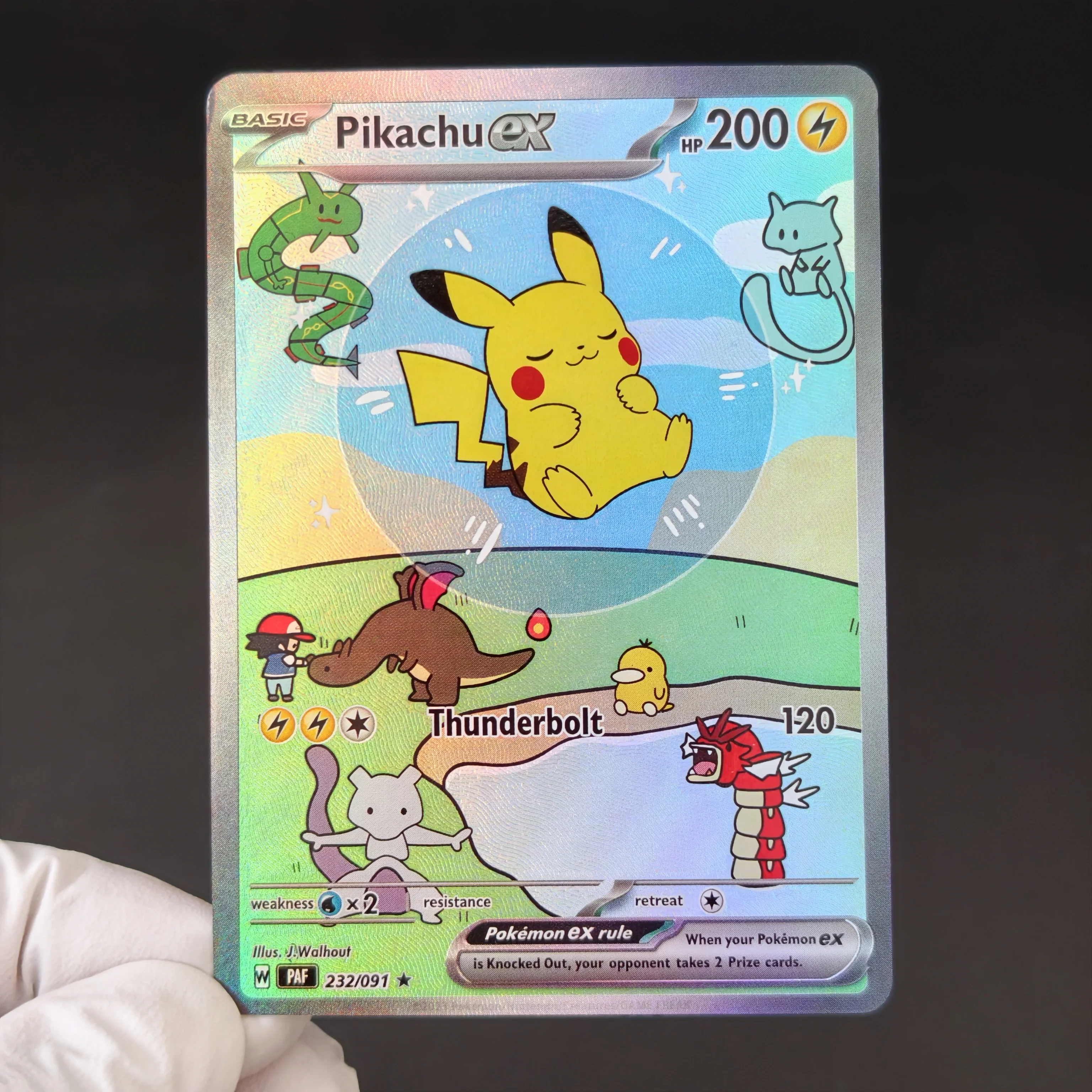 Bubble Series PTCG Pokemon Cards Victini ex Umbreon Gengar Dragonite Pikachu ex DIY Self Made Holo Textured Collectible Card