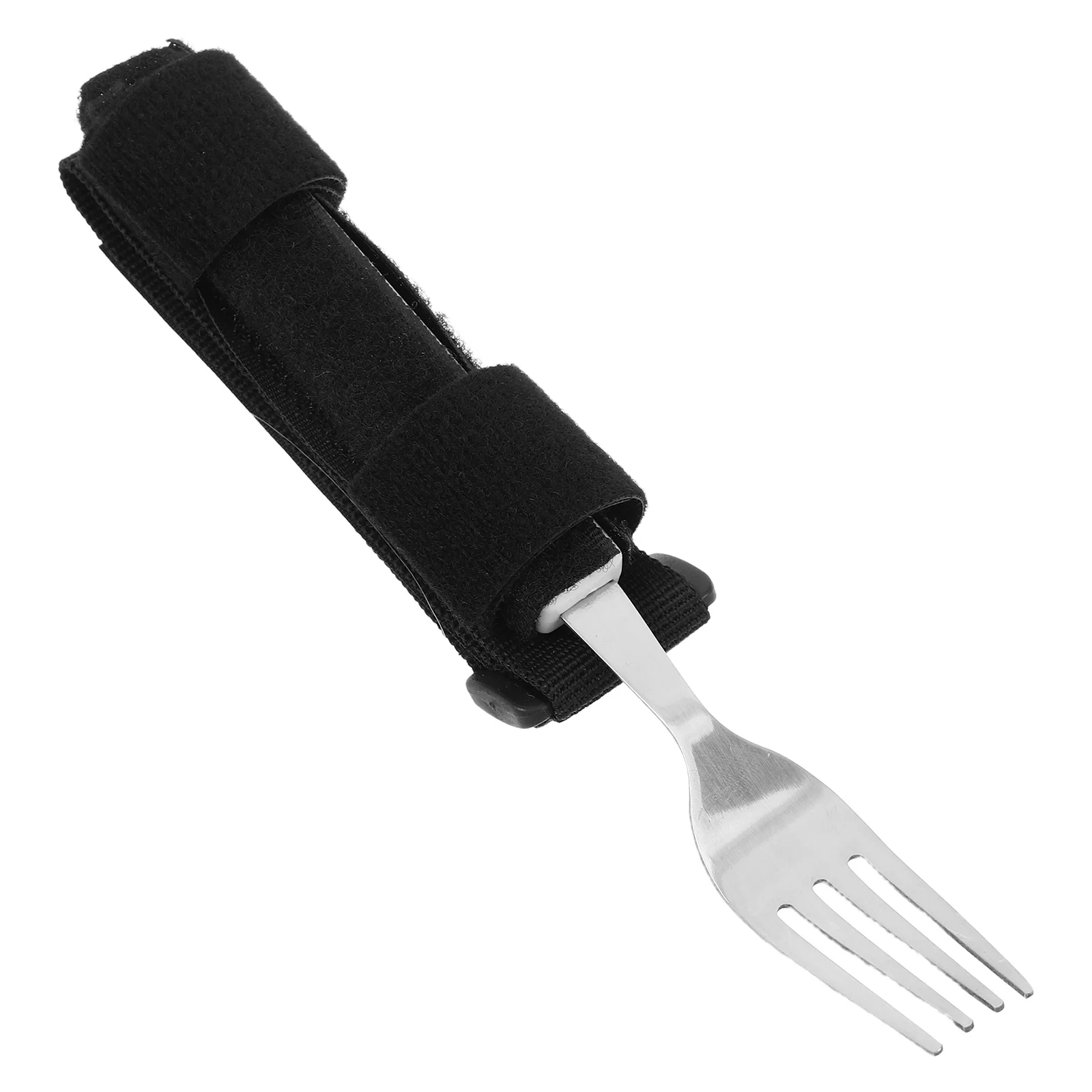 أدوات مائدة لإعادة تأهيل المسنين، أدوات تكييفية للمعاقين، أدوات تناول الطعام، شوكة من الفولاذ المقاوم للصدأ، سهلة التنظيف #5