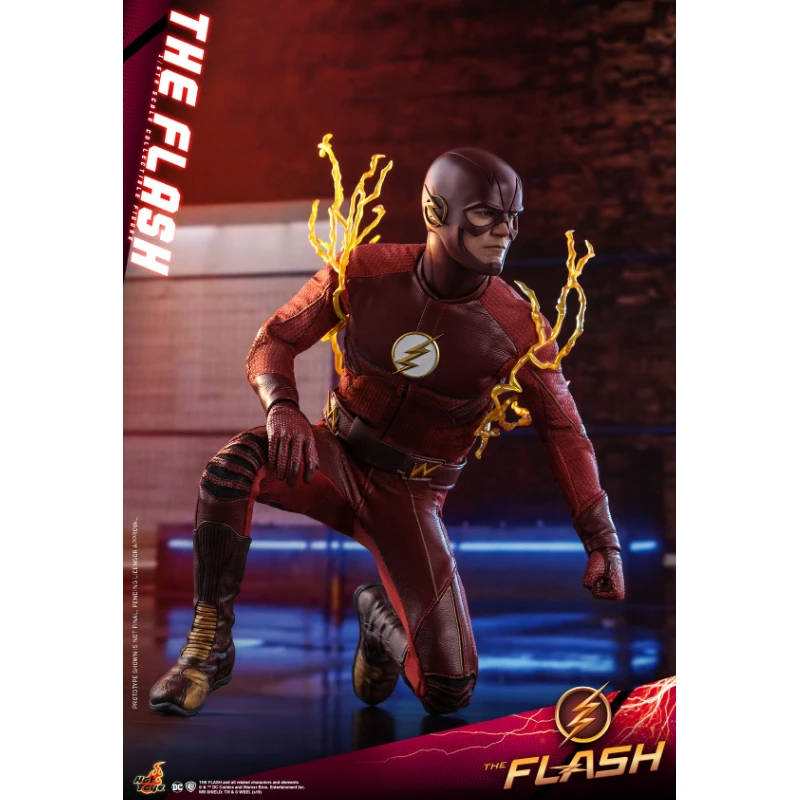 In Stock Original HotToys TMS009 The Flash 1/6 Animation Action Figure Toy Gift Model Collection Hobby