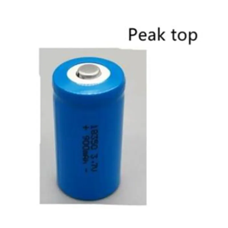 3 ชิ้น/ล็อต 3.7V 18350 900MAh แบตเตอรี่ลิเธียม Li-Ion แบบชาร์จไฟได้