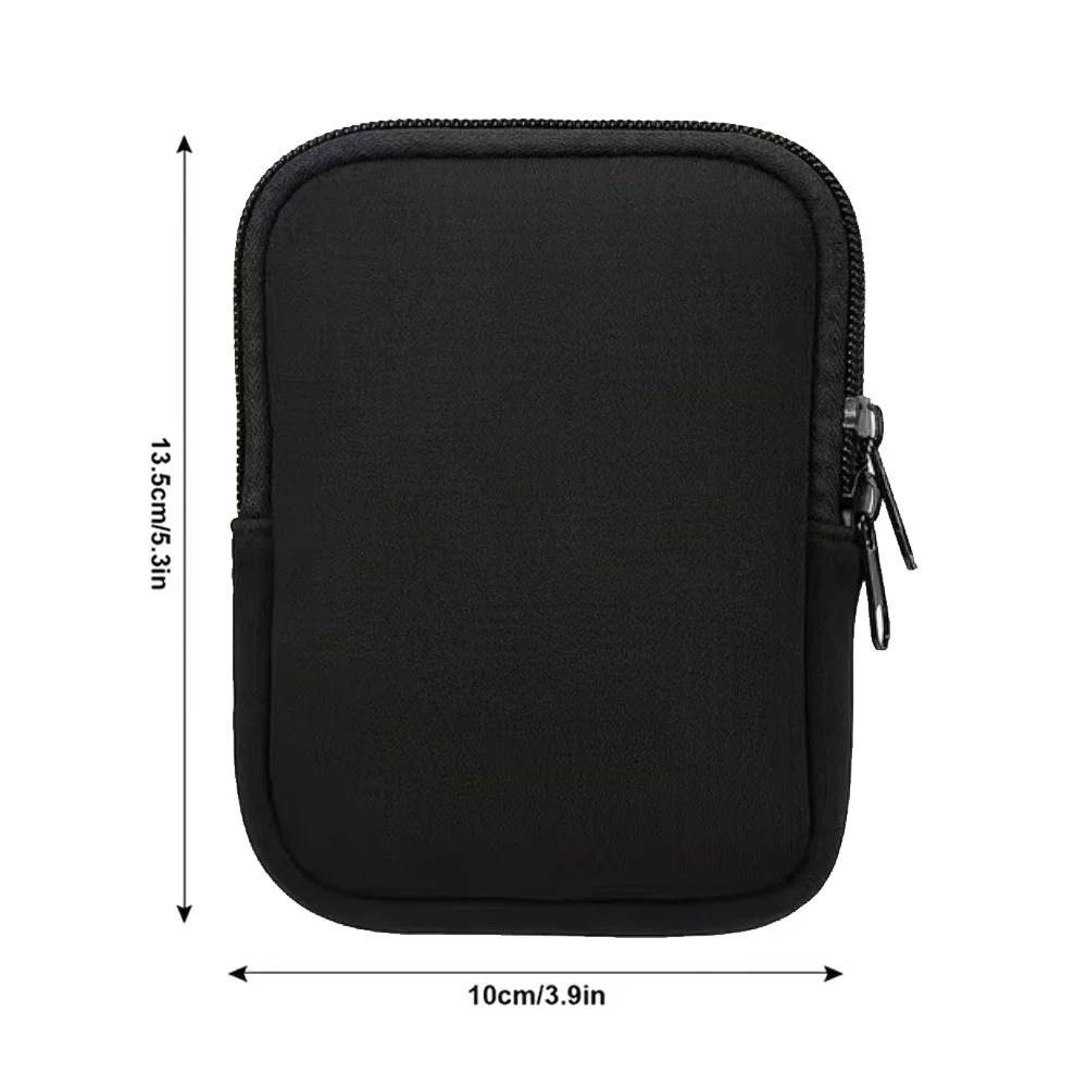 Unisex Water Bottle Cup Bags Small Item Storage Bag Sports Fitness Accessories Zipper Water Bottle Bag Rose Flower Letter Series