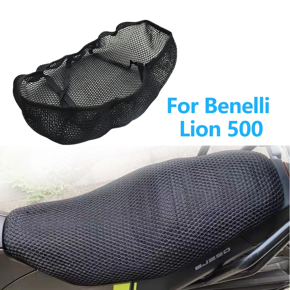 

For Benelli Lion 500 Motorcycle Accessories Mesh Breathable Seat Cushion Saddle Non-Slip Protection Seat Cover